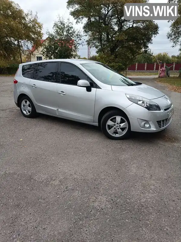 Мінівен Renault Scenic 2010 1.87 л. Ручна / Механіка обл. Полтавська, Гадяч - Фото 1/13