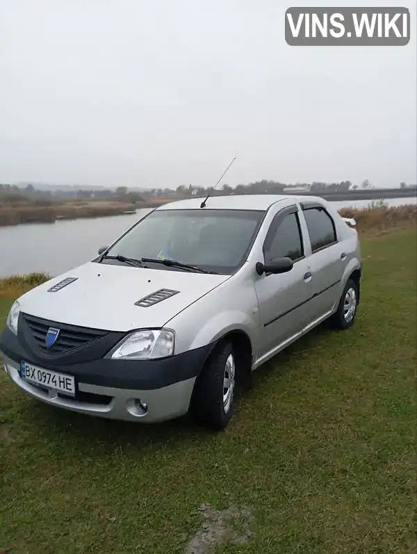 Седан Dacia Logan 2007 1.39 л. Ручна / Механіка обл. Хмельницька, Хмельницький - Фото 1/16