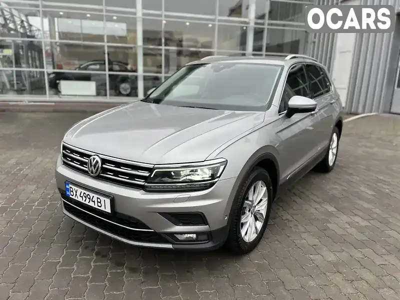 Позашляховик / Кросовер Volkswagen Tiguan 2019 1.97 л. Автомат обл. Хмельницька, Хмельницький - Фото 1/21