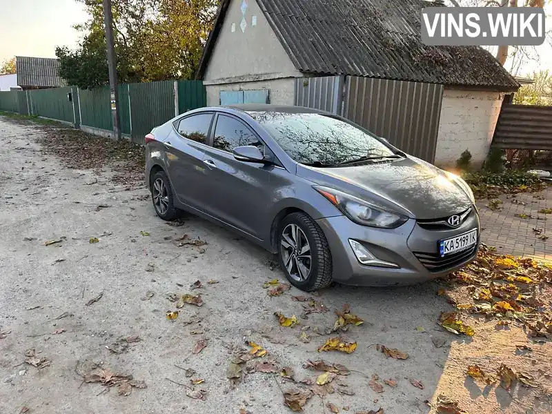 Седан Hyundai Elantra 2014 1.8 л. Автомат обл. Київська, Бровари - Фото 1/17