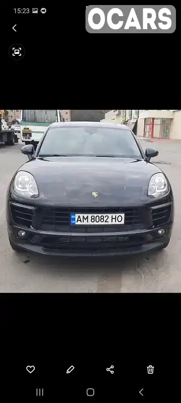 Позашляховик / Кросовер Porsche Macan 2018 1.98 л. Автомат обл. Житомирська, Житомир - Фото 1/15