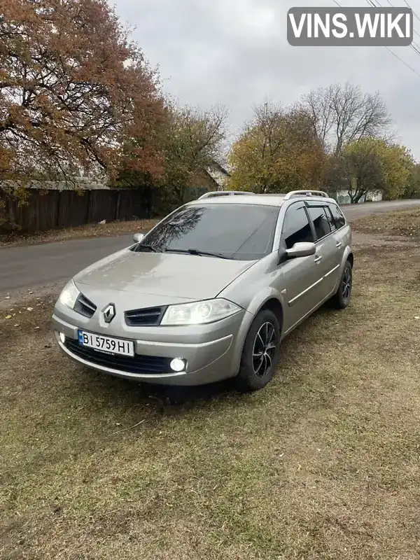 Універсал Renault Megane 2007 1.46 л. Ручна / Механіка обл. Полтавська, Гадяч - Фото 1/6