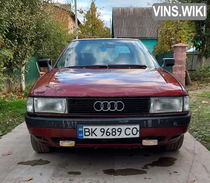 Седан Audi 80 1987 1.8 л. Ручна / Механіка обл. Рівненська, Демидівка - Фото 1/14