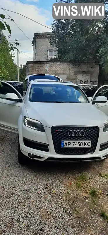 Позашляховик / Кросовер Audi Q7 2010 2.97 л. Автомат обл. Запорізька, Запоріжжя - Фото 1/15