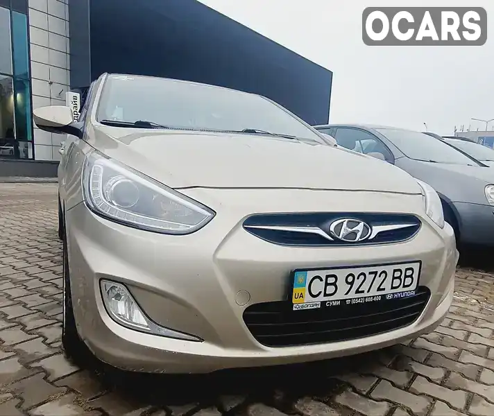 Седан Hyundai Accent 2013 1.4 л. Автомат обл. Сумська, Суми - Фото 1/6