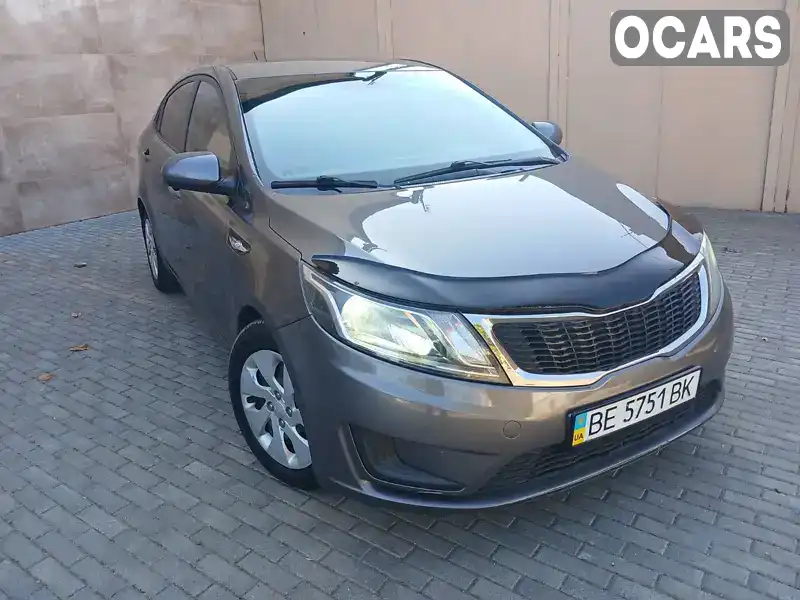 Седан Kia Rio 2014 1.4 л. Ручна / Механіка обл. Миколаївська, Миколаїв - Фото 1/21