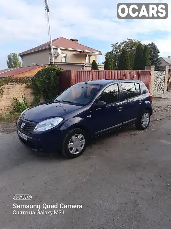 Хетчбек Dacia Sandero 2009 1.39 л. Ручна / Механіка обл. Запорізька, Запоріжжя - Фото 1/21