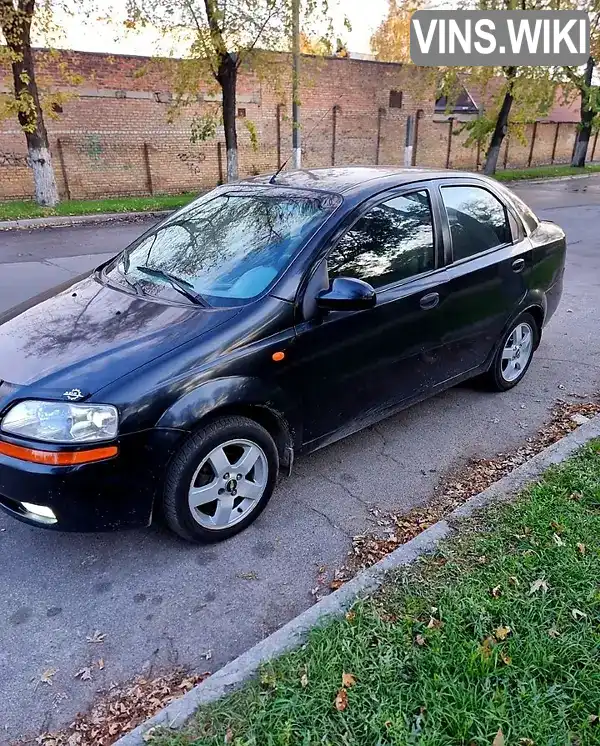 Седан Chevrolet Aveo 2005 1.5 л. Ручная / Механика обл. Запорожская, Запорожье - Фото 1/8