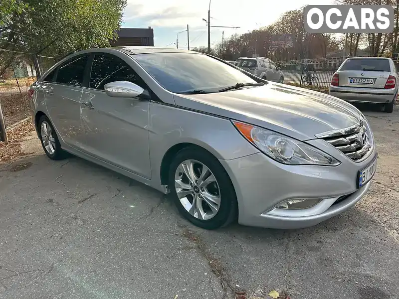 Седан Hyundai Sonata 2012 2.36 л. Автомат обл. Полтавська, Полтава - Фото 1/21