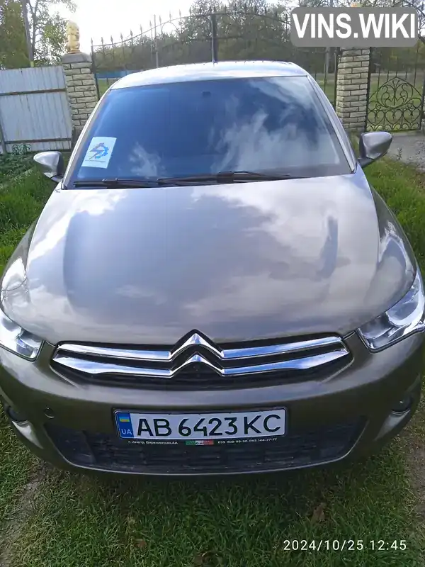 Седан Citroen C-Elysee 2016 1.2 л. Робот обл. Вінницька, Тульчин - Фото 1/9