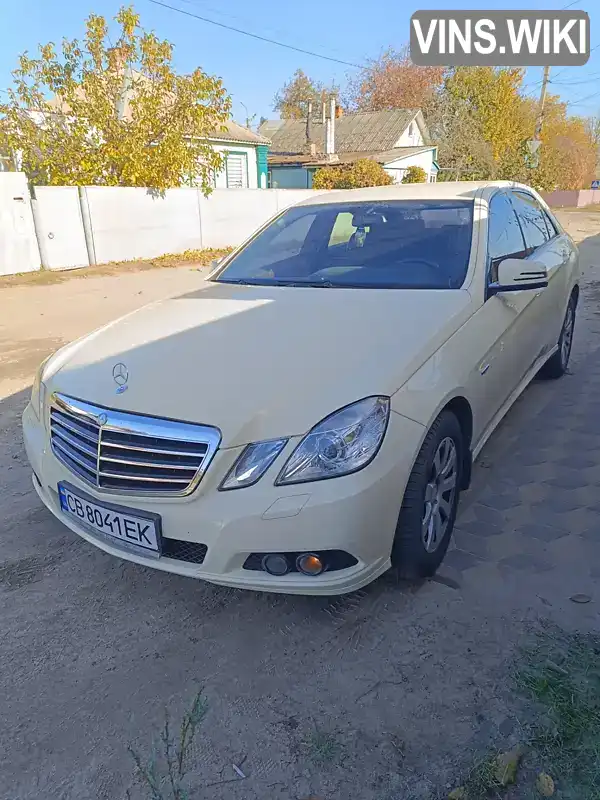 Седан Mercedes-Benz E-Class 2010 2.14 л. Автомат обл. Чернігівська, Прилуки - Фото 1/13