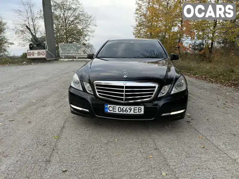 Седан Mercedes-Benz E-Class 2011 2.14 л. Автомат обл. Черновицкая, Кельменцы - Фото 1/8