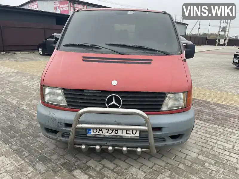 VSA63807413135126 Mercedes-Benz Vito 1998 Мінівен 2.3 л. Фото 2