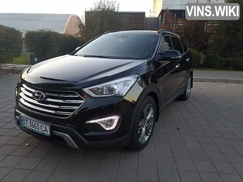 Позашляховик / Кросовер Hyundai Grand Santa Fe 2016 2.2 л. Автомат обл. Черкаська, Черкаси - Фото 1/17