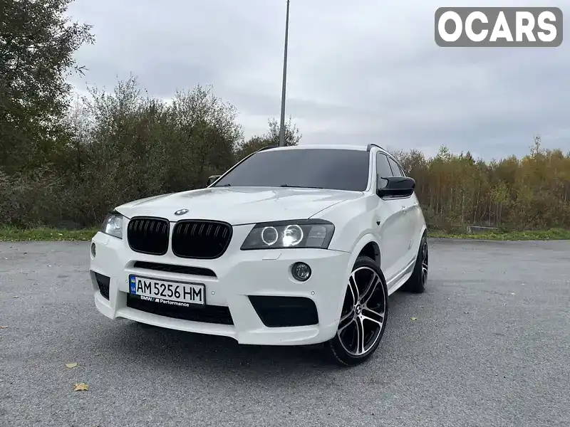 Позашляховик / Кросовер BMW X3 2012 2 л. Автомат обл. Житомирська, Звягель - Фото 1/21