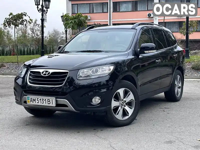 Позашляховик / Кросовер Hyundai Santa FE 2012 2.2 л. Автомат обл. Житомирська, Звягель - Фото 1/21