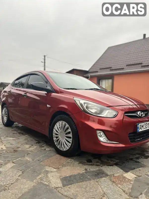 Седан Hyundai Accent 2013 1.4 л. Ручна / Механіка обл. Житомирська, Житомир - Фото 1/11