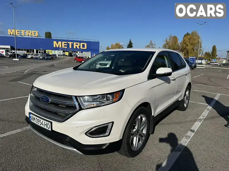 Позашляховик / Кросовер Ford Edge 2018 3.5 л. Автомат обл. Житомирська, Житомир - Фото 1/13