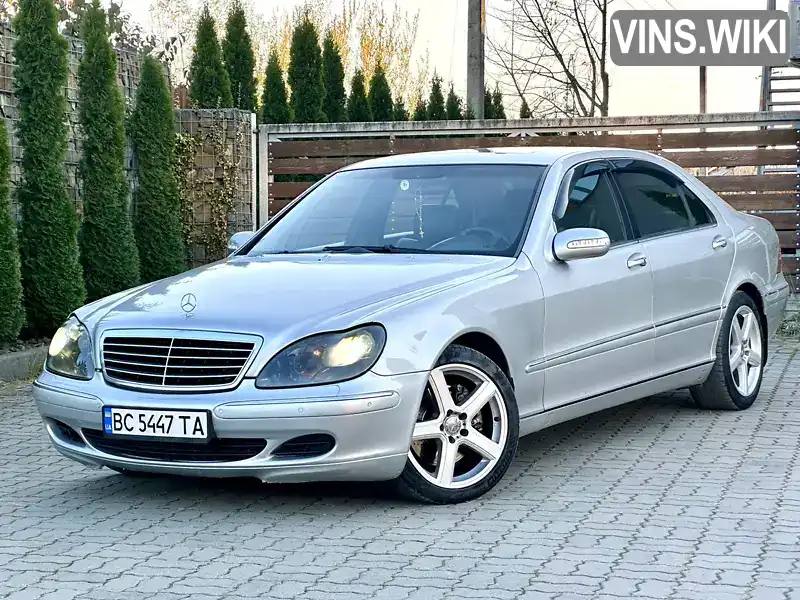 Седан Mercedes-Benz S-Class 2004 5 л. Автомат обл. Закарпатська, Ужгород - Фото 1/21