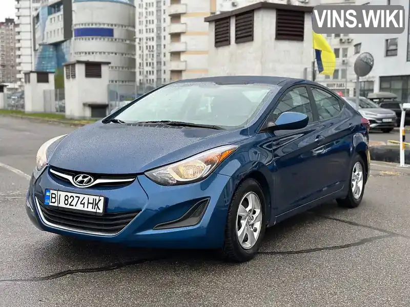 Седан Hyundai Elantra 2014 1.8 л. Автомат обл. Київська, Київ - Фото 1/20