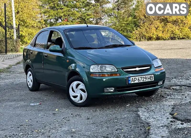 Седан Chevrolet Aveo 2003 1.5 л. Ручна / Механіка обл. Запорізька, Запоріжжя - Фото 1/10