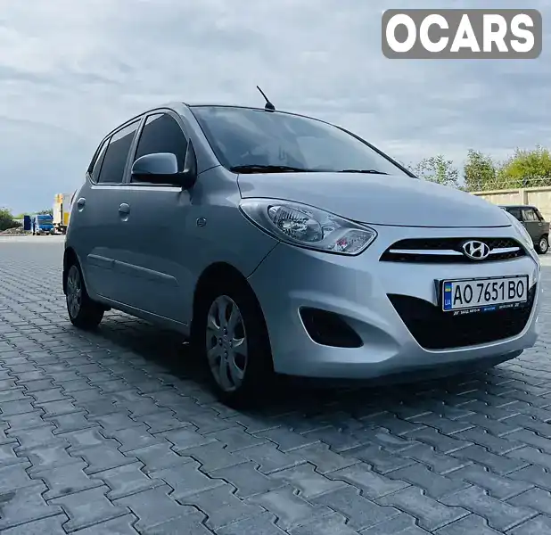 Хетчбек Hyundai i10 2012 1.09 л. Ручна / Механіка обл. Закарпатська, Ужгород - Фото 1/21