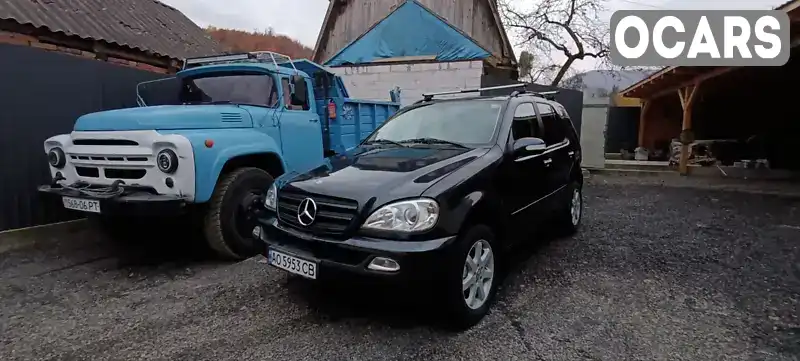 Позашляховик / Кросовер Mercedes-Benz M-Class 2002 2.69 л. Ручна / Механіка обл. Закарпатська, Свалява - Фото 1/10