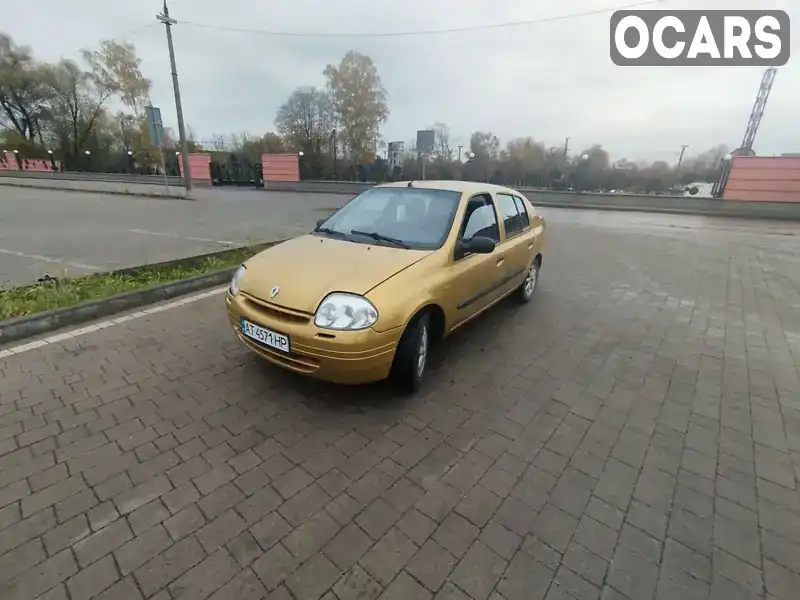 Седан Renault Clio Symbol 2001 1.39 л. Ручна / Механіка обл. Івано-Франківська, Івано-Франківськ - Фото 1/19