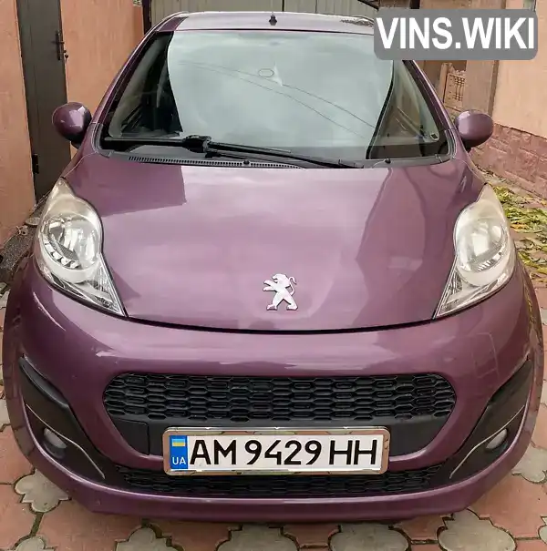 Хетчбек Peugeot 107 2014 1 л. Робот обл. Житомирська, Бердичів - Фото 1/17