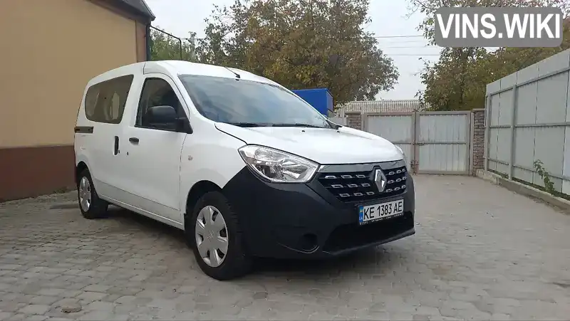 Минивэн Renault Dokker 2019 1.6 л. Ручная / Механика обл. Днепропетровская, Днепр (Днепропетровск) - Фото 1/21