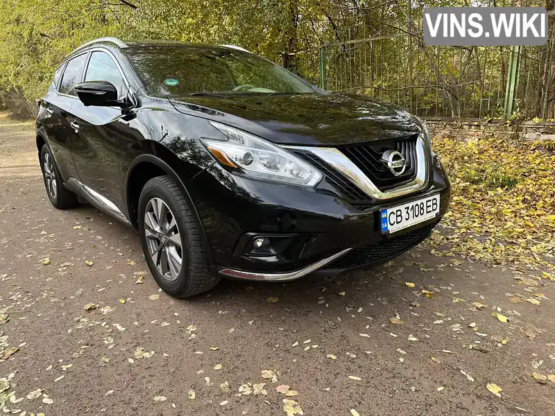 Внедорожник / Кроссовер Nissan Murano 2015 3.5 л. Автомат обл. Черниговская, Чернигов - Фото 1/21