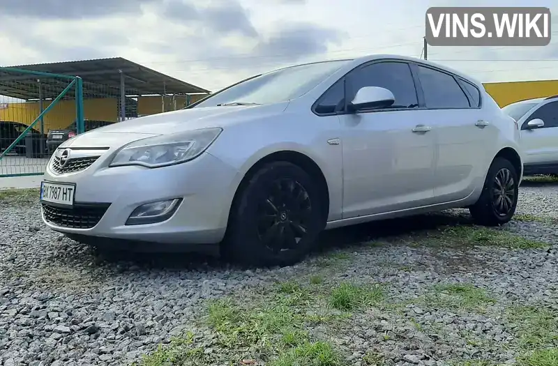 Хетчбек Opel Astra 2011 1.25 л. Ручна / Механіка обл. Хмельницька, Хмельницький - Фото 1/21