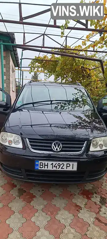 Мінівен Volkswagen Touran 2003 1.97 л. Ручна / Механіка обл. Одеська, Подільськ (Котовськ) - Фото 1/21