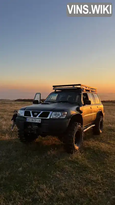 Внедорожник / Кроссовер Nissan Patrol 1999 2.8 л. Ручная / Механика обл. Закарпатская, location.city.solotvyno - Фото 1/20