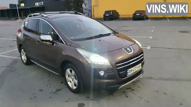 Внедорожник / Кроссовер Peugeot 3008 2013 2 л. Автомат обл. Житомирская, Житомир - Фото 1/15