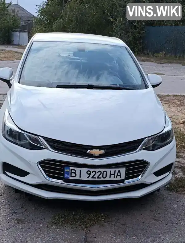 Седан Chevrolet Cruze 2016 1.4 л. Автомат обл. Полтавская, Лохвица - Фото 1/8