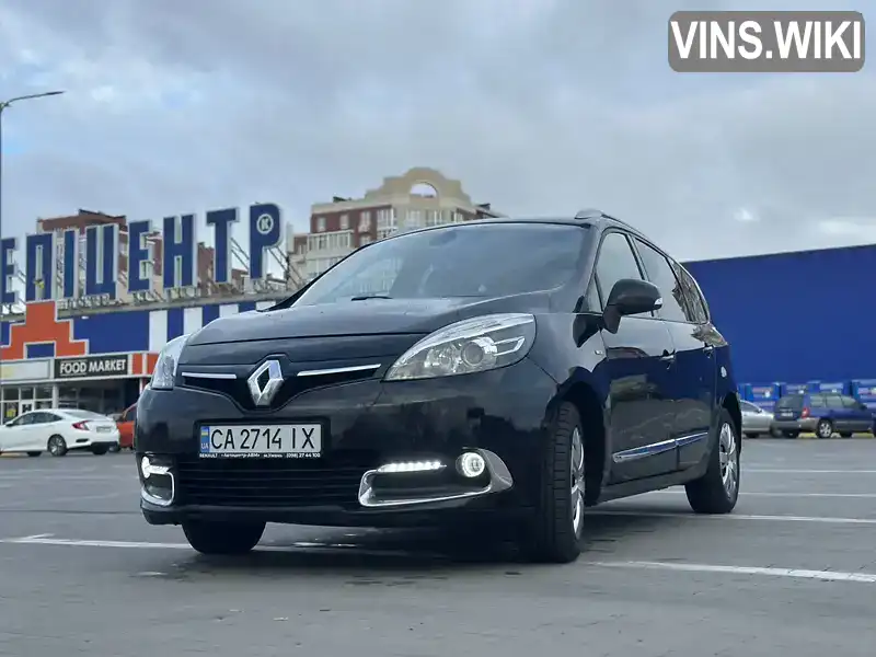 Мінівен Renault Grand Scenic 2013 1.6 л. Ручна / Механіка обл. Черкаська, Умань - Фото 1/21