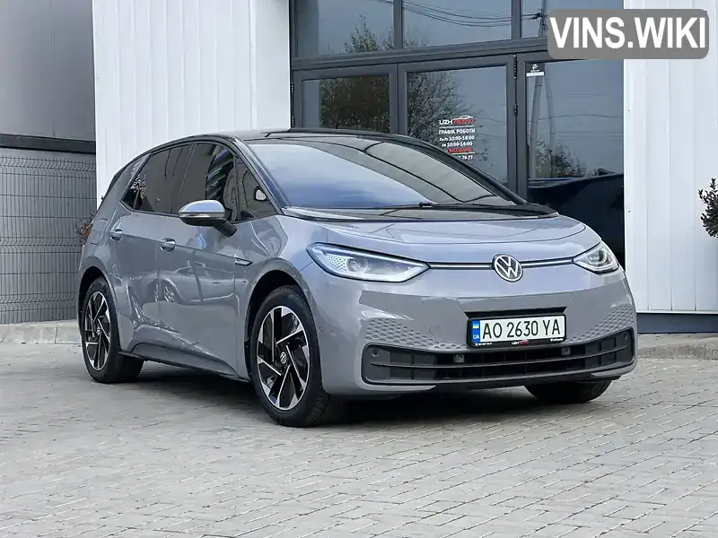 Хетчбек Volkswagen ID.3 2022 null_content л. Автомат обл. Закарпатська, Ужгород - Фото 1/21