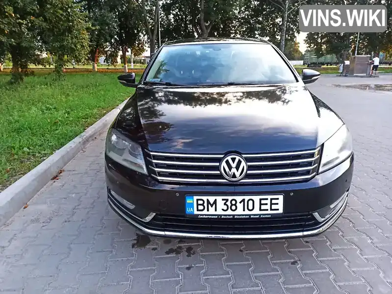 Седан Volkswagen Passat 2012 1.97 л. Автомат обл. Сумская, Шостка - Фото 1/19