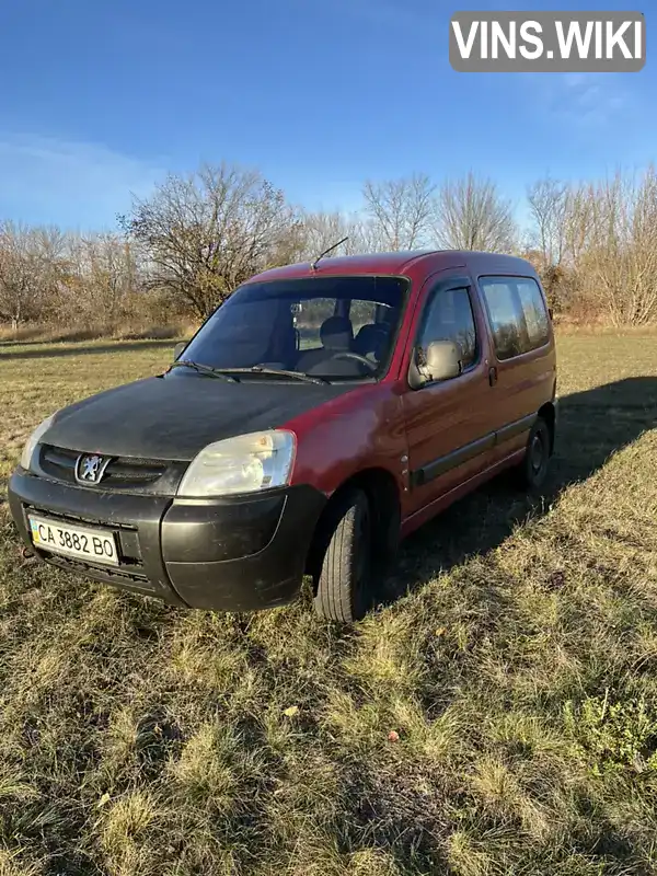 Мінівен Peugeot Partner 2004 2 л. Ручна / Механіка обл. Черкаська, location.city.tsvitkove - Фото 1/16