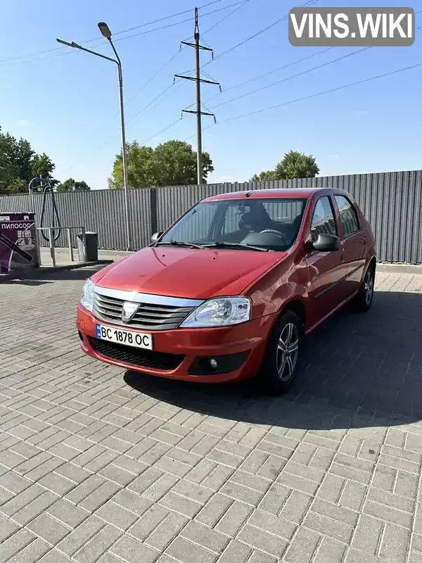 Седан Dacia Logan 2008 1.39 л. Ручная / Механика обл. Львовская, Городок - Фото 1/12