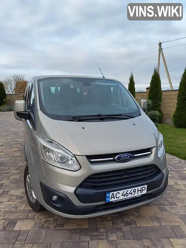 Мінівен Ford Tourneo Custom 2013 2.2 л. Ручна / Механіка обл. Волинська, Луцьк - Фото 1/21