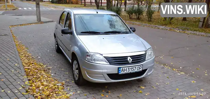 Седан Renault Logan 2010 1.39 л. Ручна / Механіка обл. Донецька, Слов'янськ - Фото 1/21