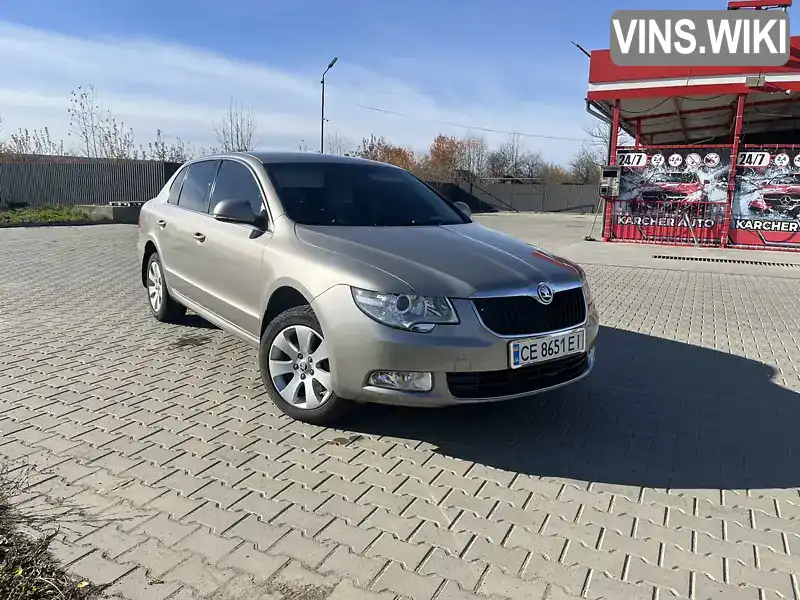 Ліфтбек Skoda Superb 2009 1.8 л. Ручна / Механіка обл. Чернівецька, Глибока - Фото 1/17