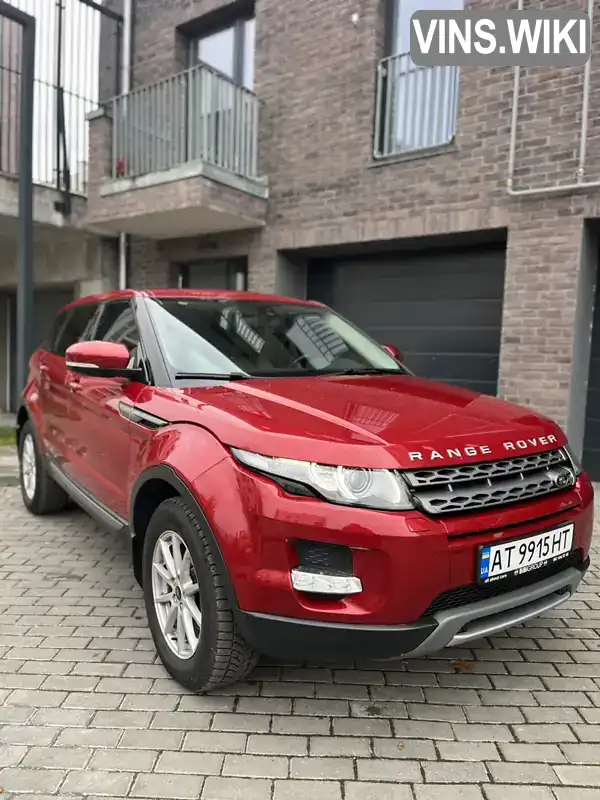 Внедорожник / Кроссовер Land Rover Range Rover Evoque 2013 2.18 л. Автомат обл. Львовская, Львов - Фото 1/21