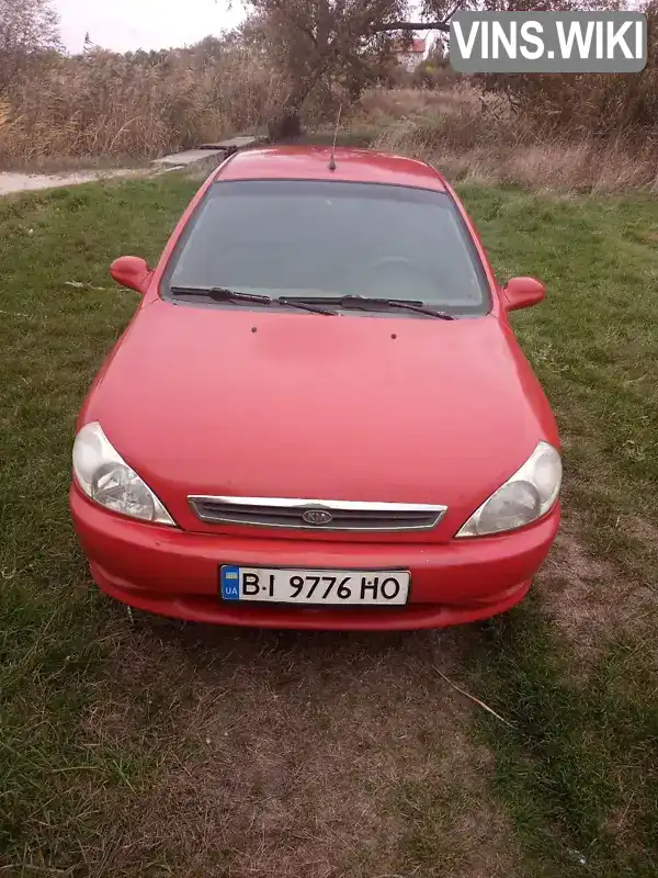 Седан Kia Rio 2002 1.49 л. Ручна / Механіка обл. Полтавська, Кременчук - Фото 1/18