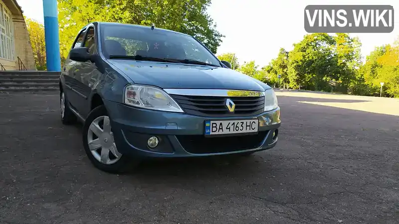 Седан Renault Logan 2010 1.6 л. обл. Кировоградская, Новоукраинка - Фото 1/14