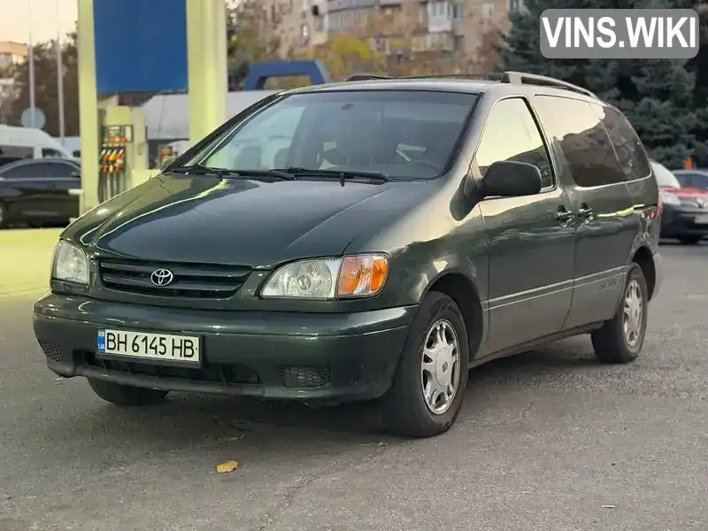 Минивэн Toyota Sienna 2002 3 л. Автомат обл. Одесская, Одесса - Фото 1/21