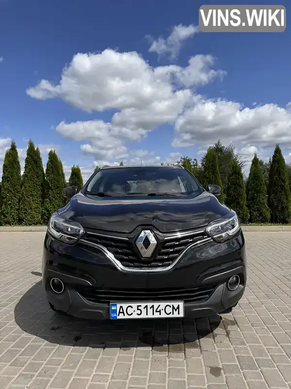 Внедорожник / Кроссовер Renault Kadjar 2017 1.46 л. Ручная / Механика обл. Волынская, Турииск - Фото 1/11