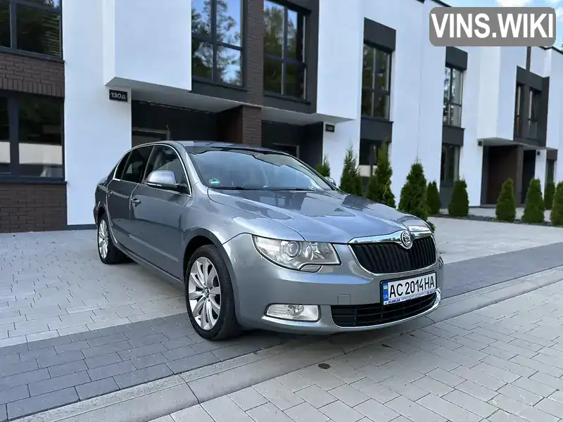 Лифтбек Skoda Superb 2008 2 л. Автомат обл. Волынская, Ковель - Фото 1/19